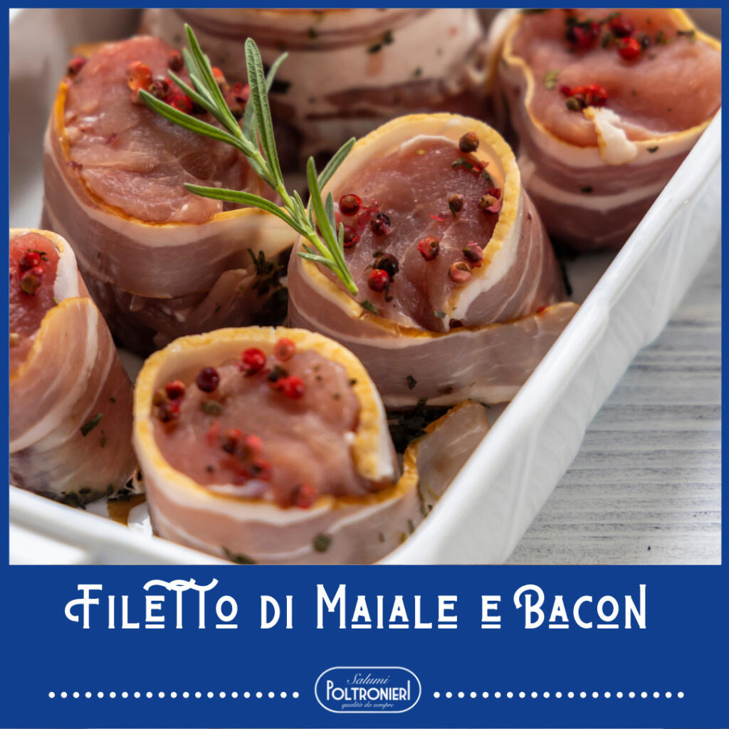 Filetto di Maiale Con Bacon e Miele