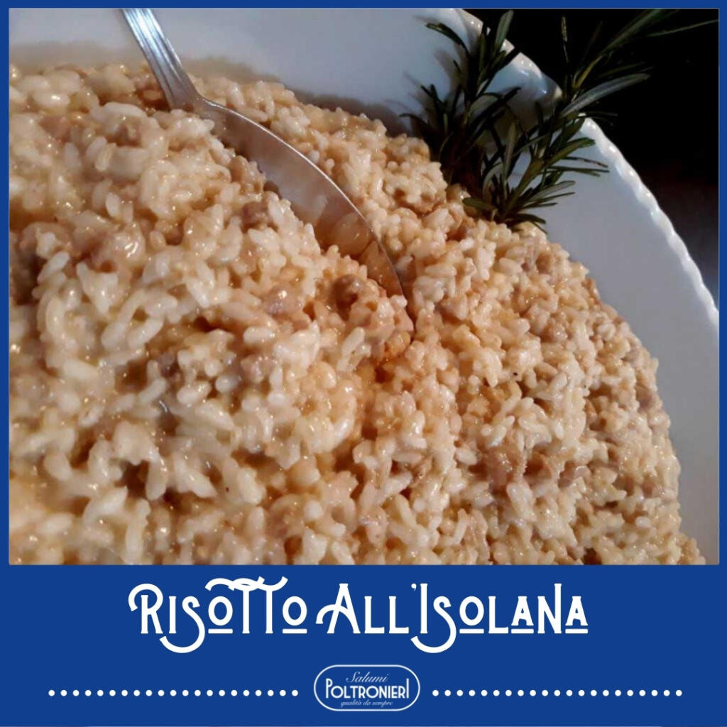 ricetta risotto all'isolana